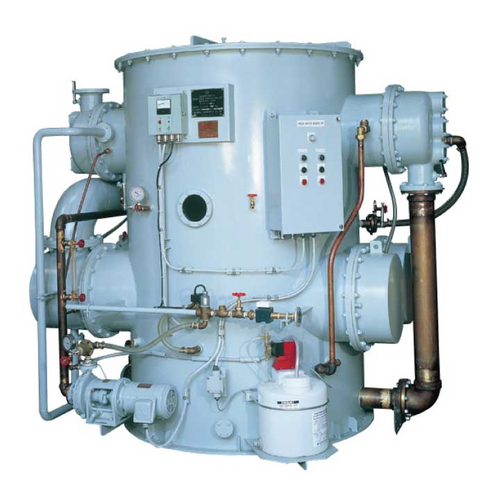 二重効用低圧浸管型造水装置